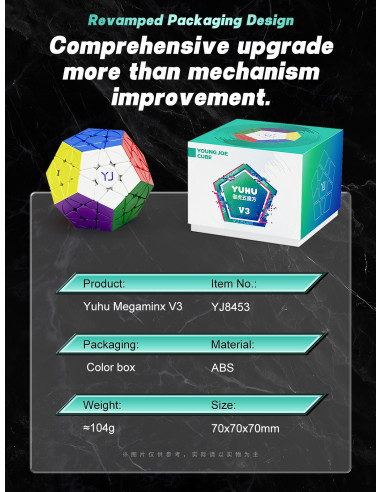 YJ YuHu Megaminx V3 M