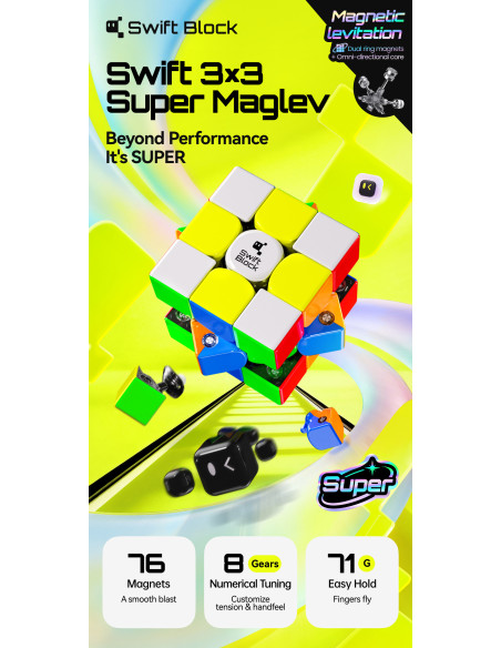 Swift 3x3 Super Maglev Frosted