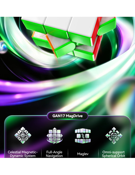 GAN 17 MagDrive UV 3x3 : 196 aimants | Cocoricube