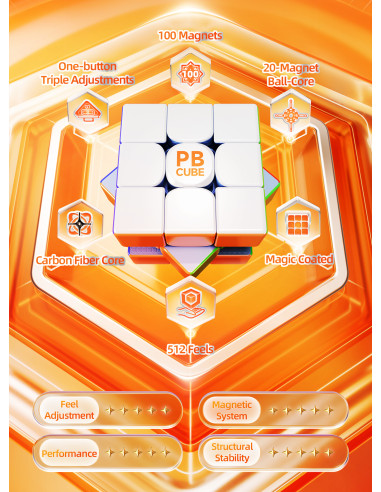MoYu PB WR 3x3 20M Ball Core Maglev UV