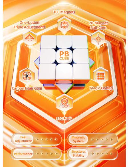 MoYu PB WR 3x3 20M Ball Core Maglev UV