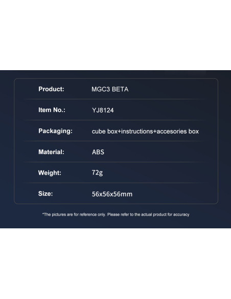 YJ MGC Beta 3x3 Maglev UV