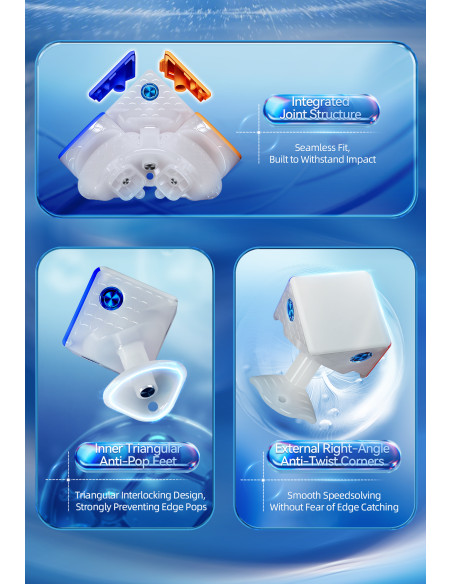 MoYu Aolong V6 3x3 Nano Skin Feel 20 Magnets Maglev Ball Core