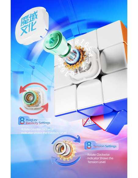 MoYu AoLong V5 AI 3x3 UV Coated 8 Magnets Maglev Ball Core